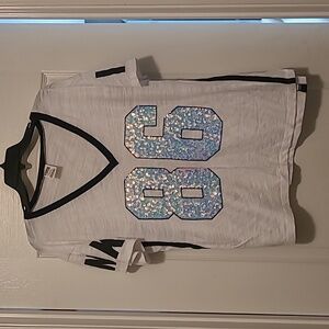 Victoria secret pink iridescent bling top